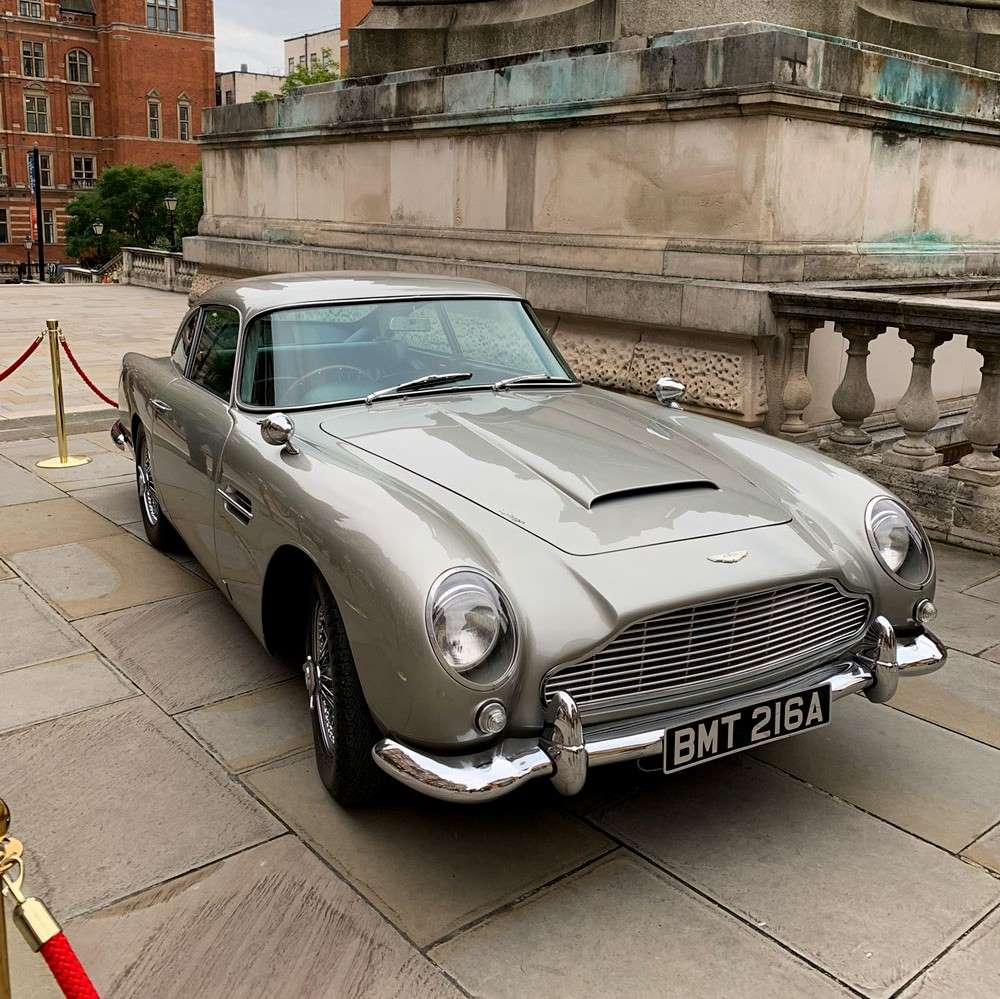 The Aston Martin DB5 looking lovely