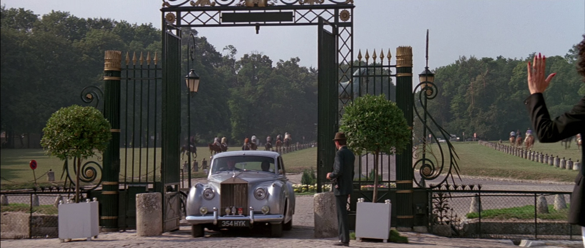 The gate at the entrance