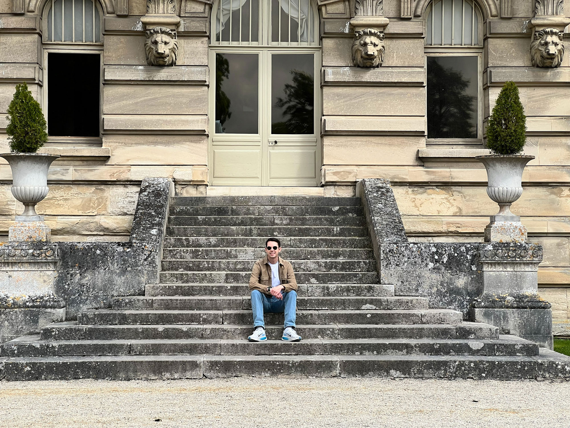 Me on the stairs