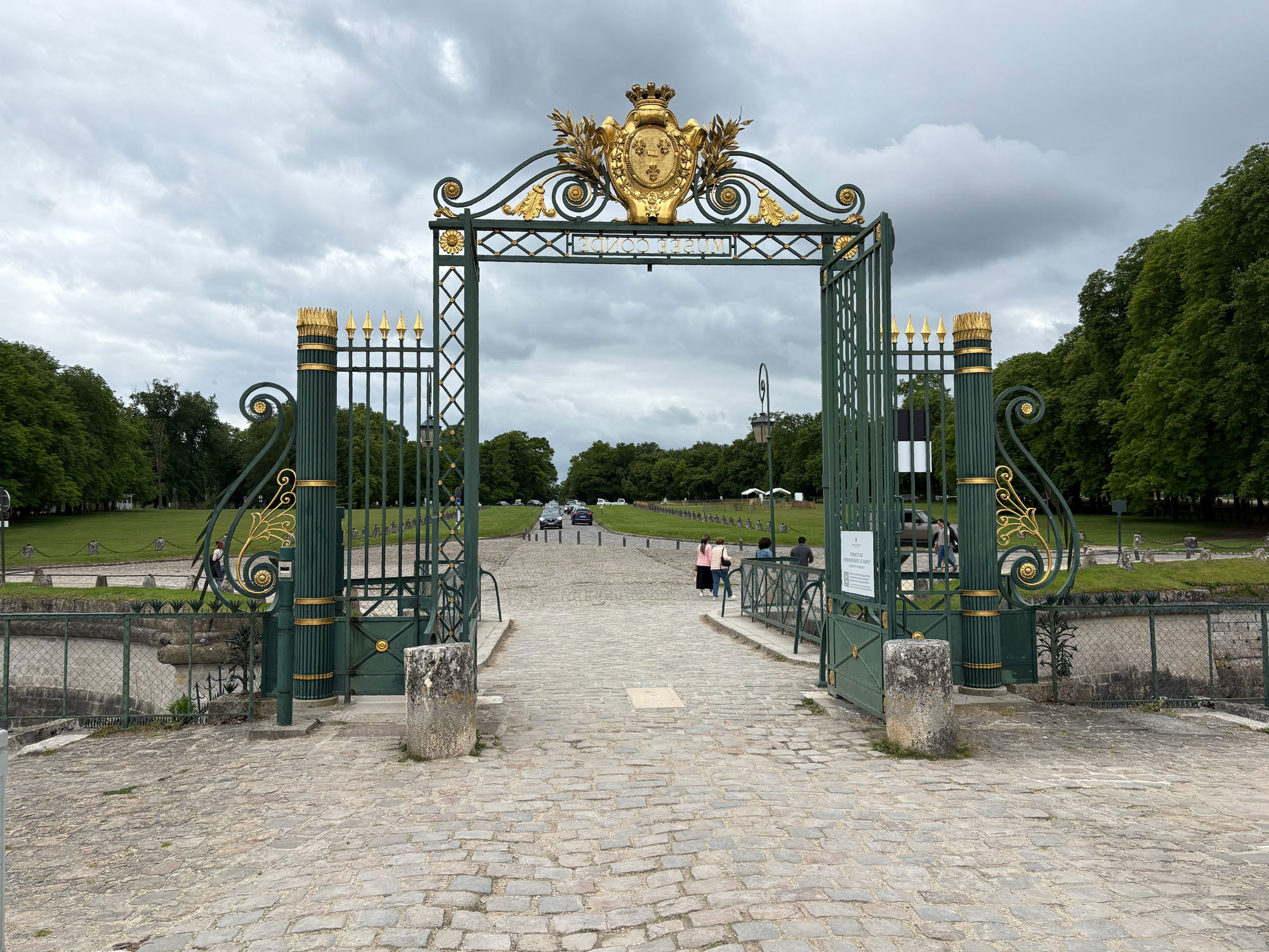 The gate at the entrance